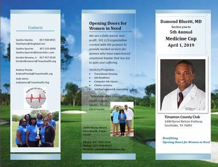 Dr. Damond Blueitt’s 5th Annual Medicine Cup April 1, 2019